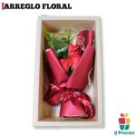 Arreglo Floral Rojo de Jabon