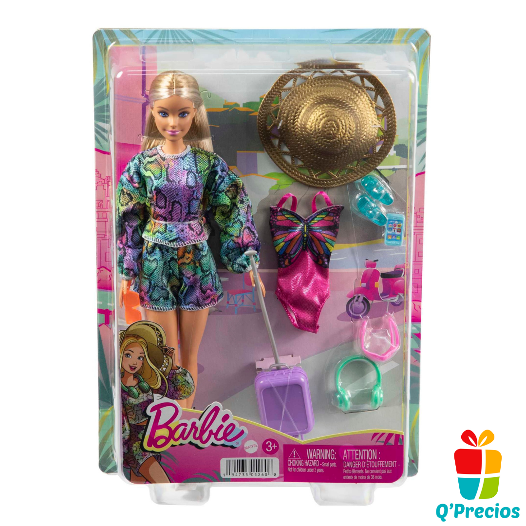 Barbie discount muñeca viajera