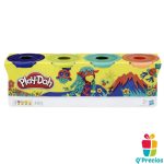 Play Doh Plastilina Set de 4 Botes